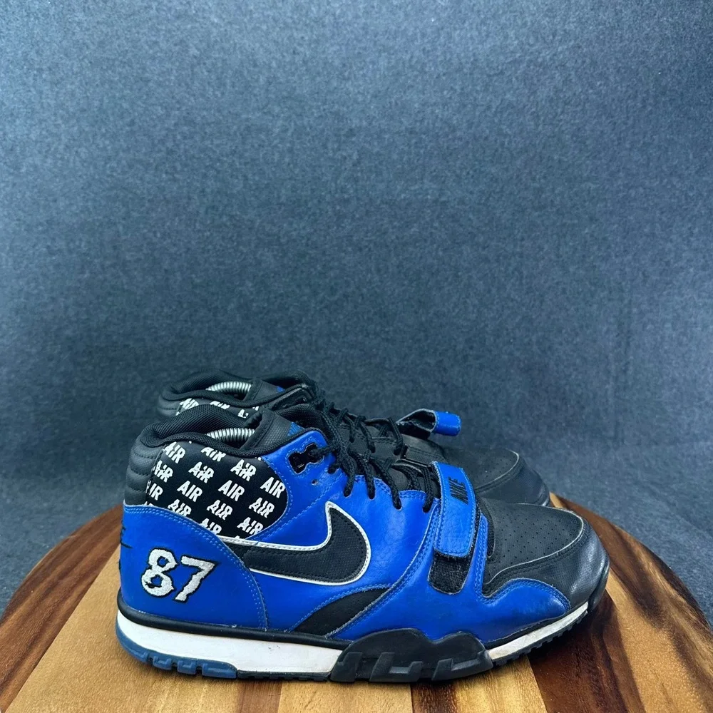 Nike Air Trainer 1 Mid SOA Blue Black Men's Sneakers Sz 10 87 X AQ5099-400